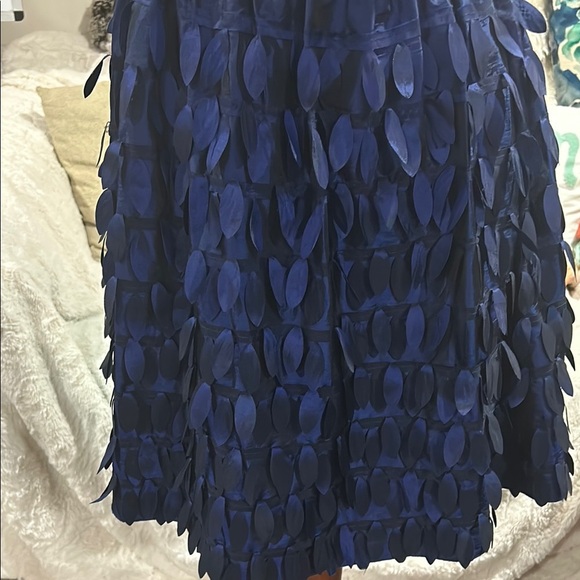 Sequin Hearts Navy Strapless Cocktail Dress – Ruffled Skirt – Juniors Size 7 - Picture 6 of 9